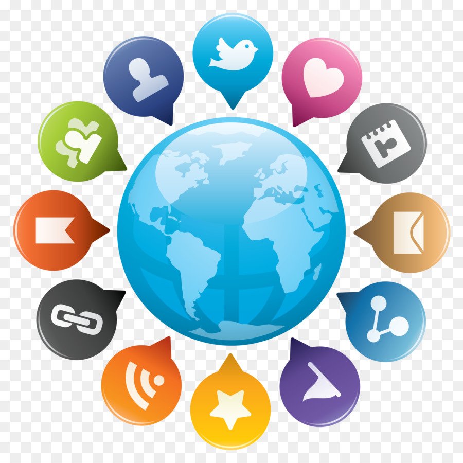 Значки интернета и соцсетей