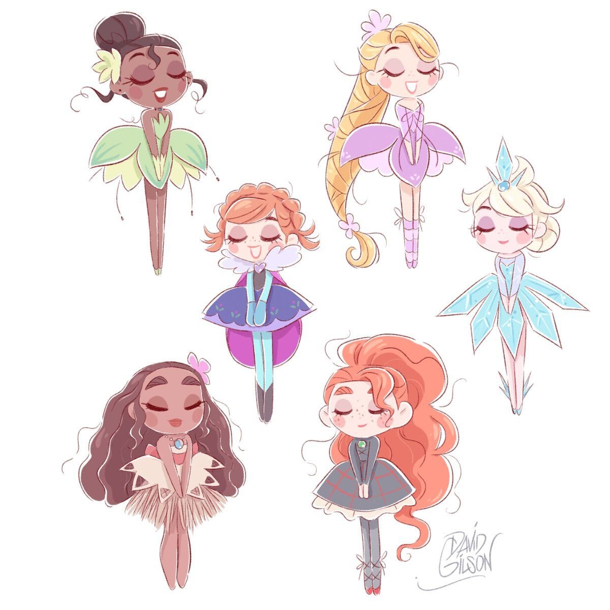 Принцессы Диснея David Gilson