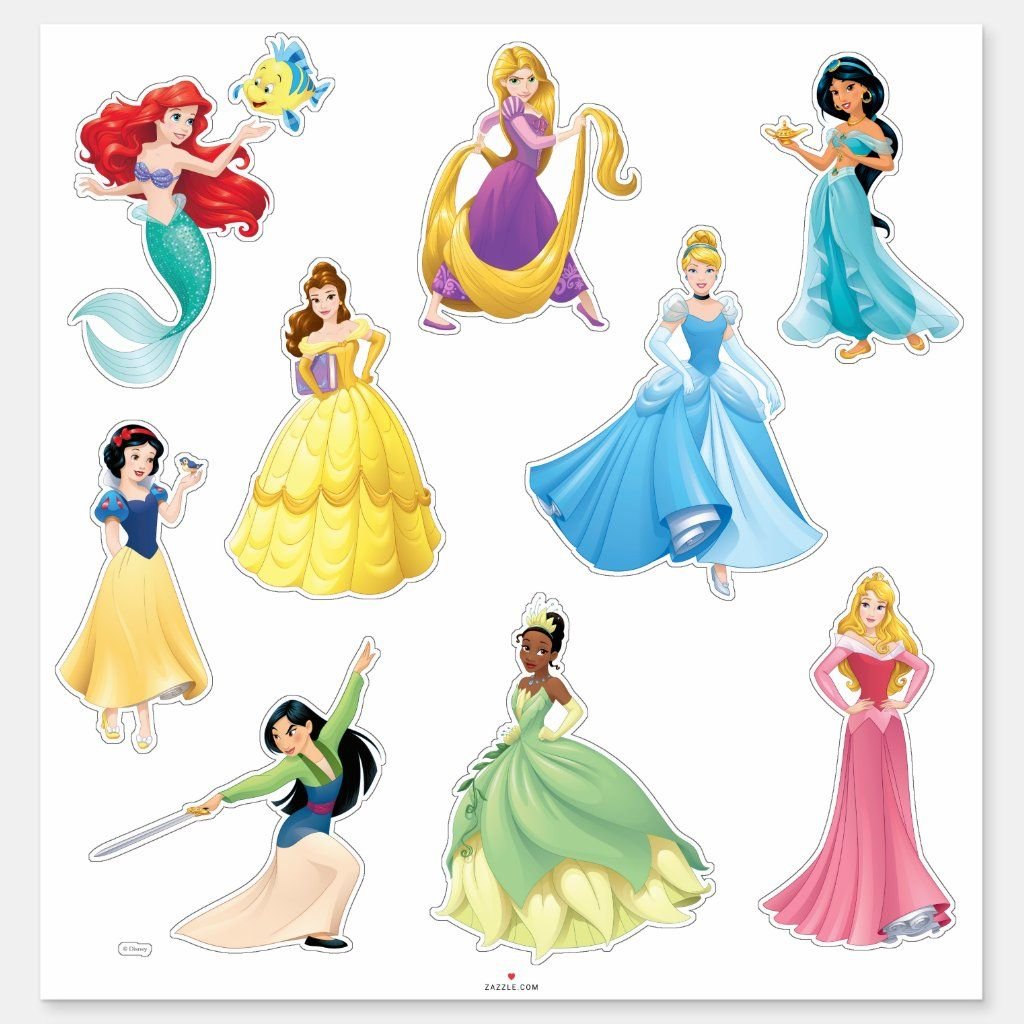 Стикеры принцессы