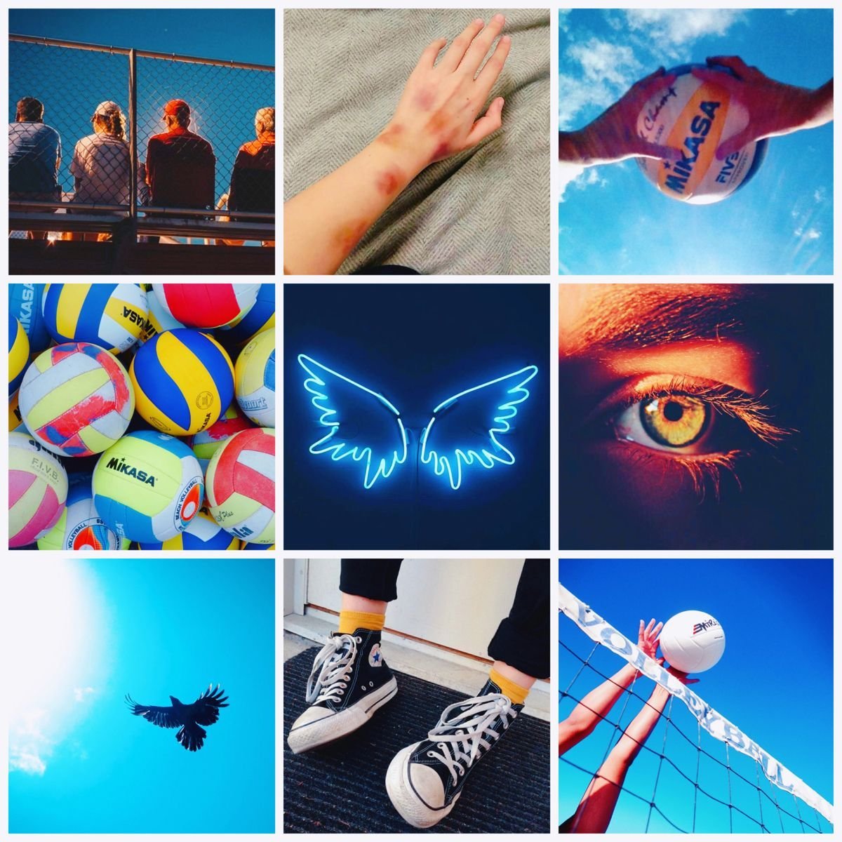 Волейбол аниме Эстетика