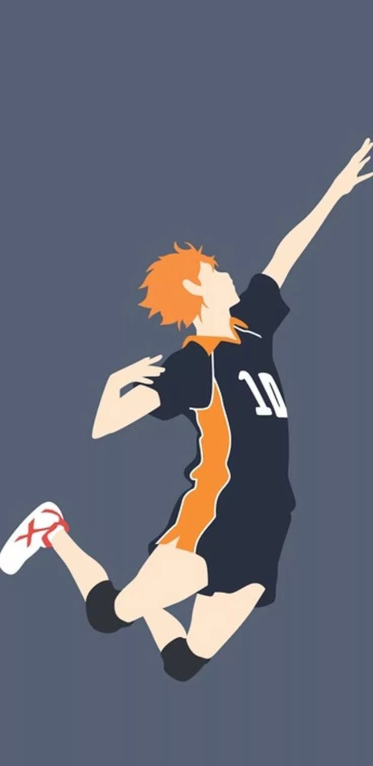 Хината шоё в прыжке