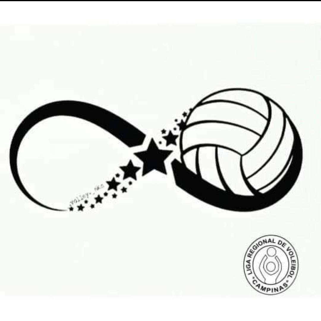 Татуировка волейбольный мяч