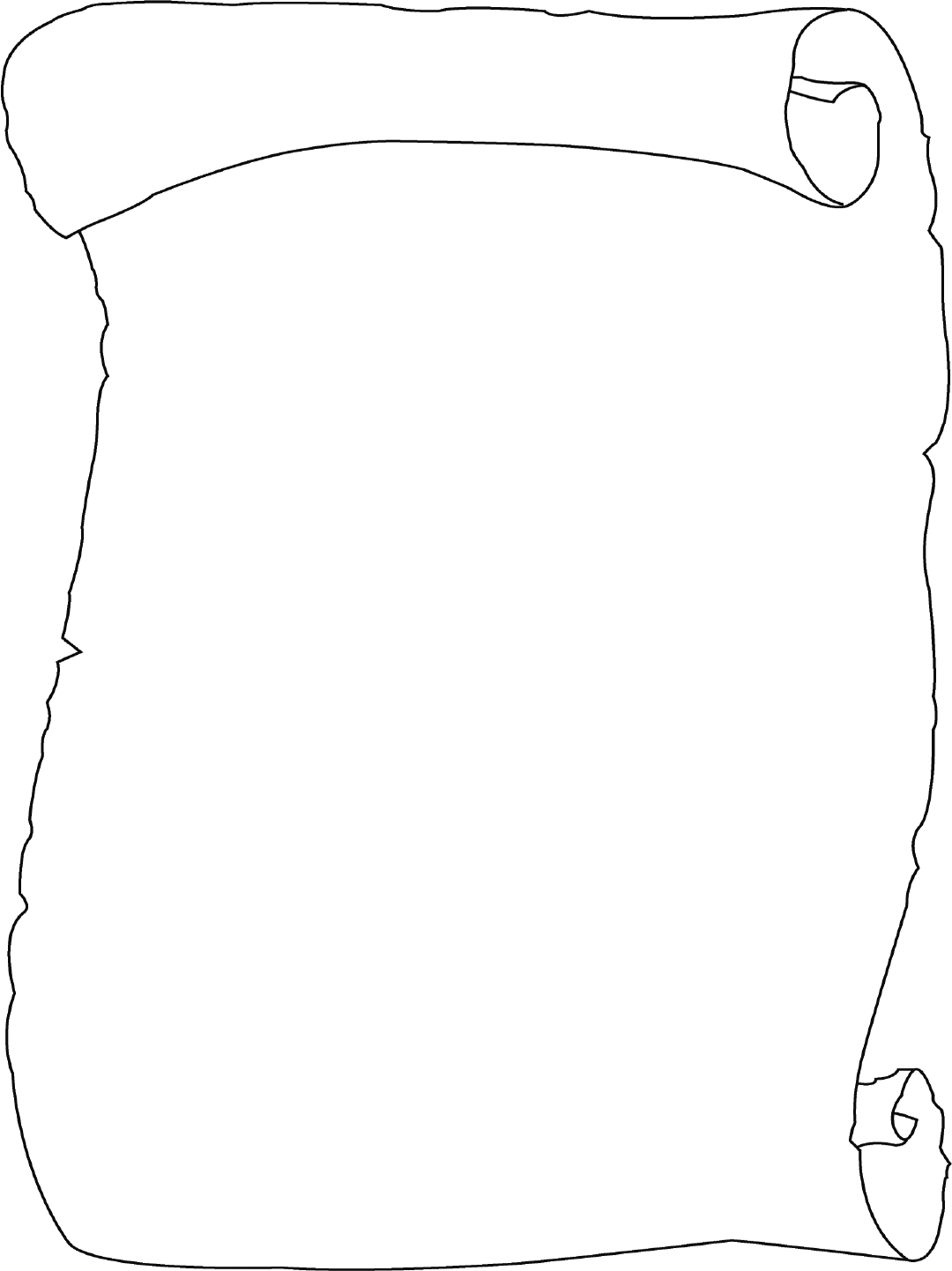 Свиток черно белый