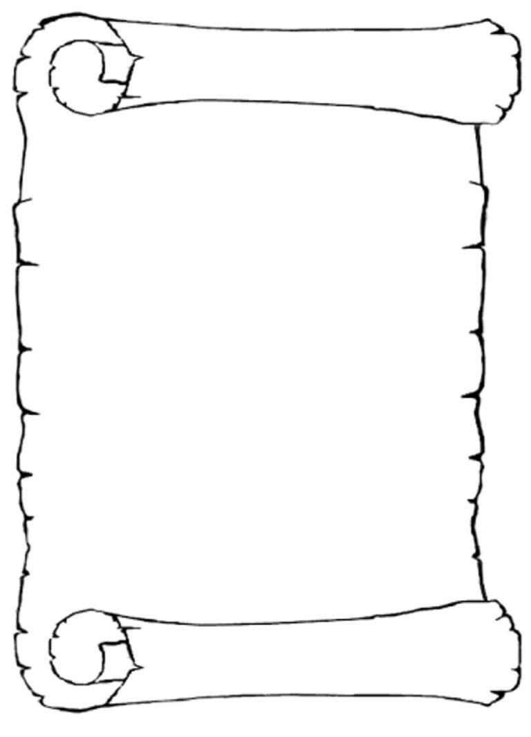 Шаблон свитка