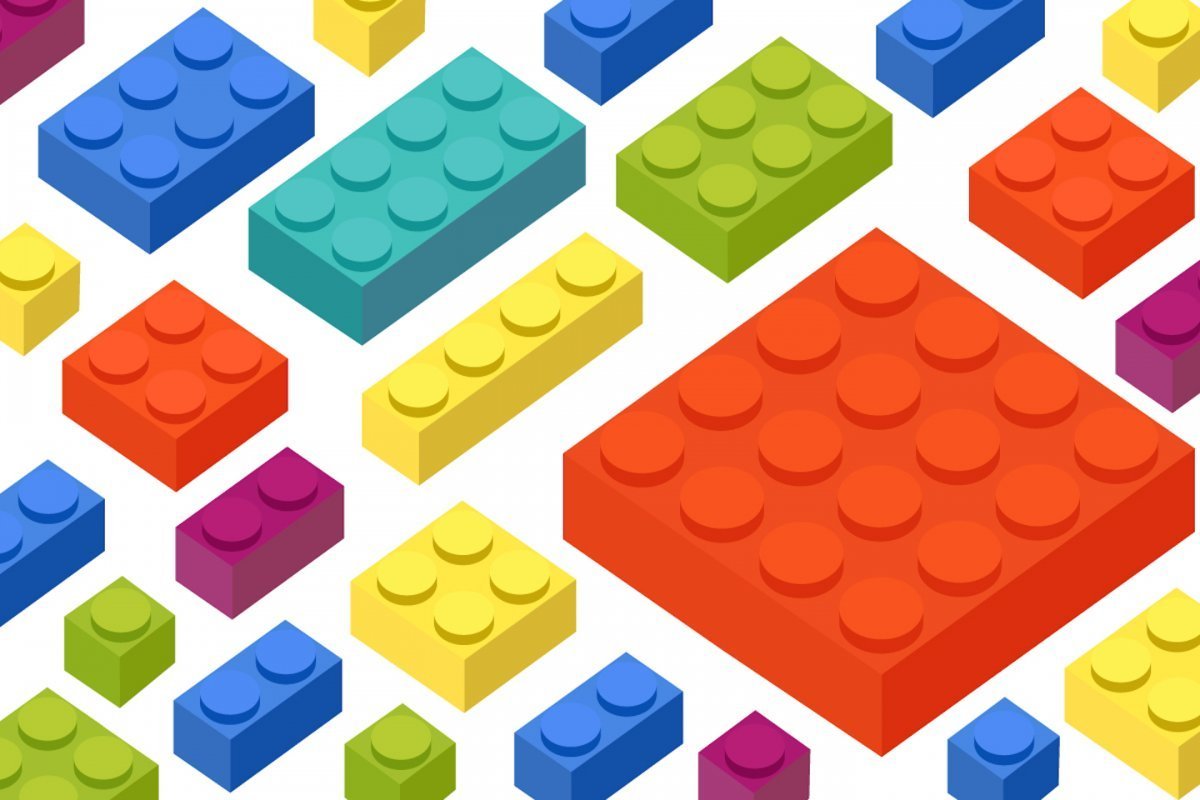 Рисунок узор лего