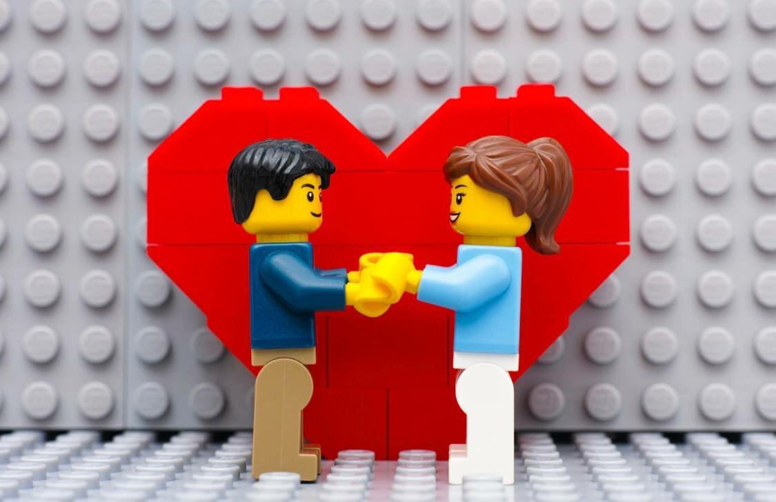 Лего на день влюбленных