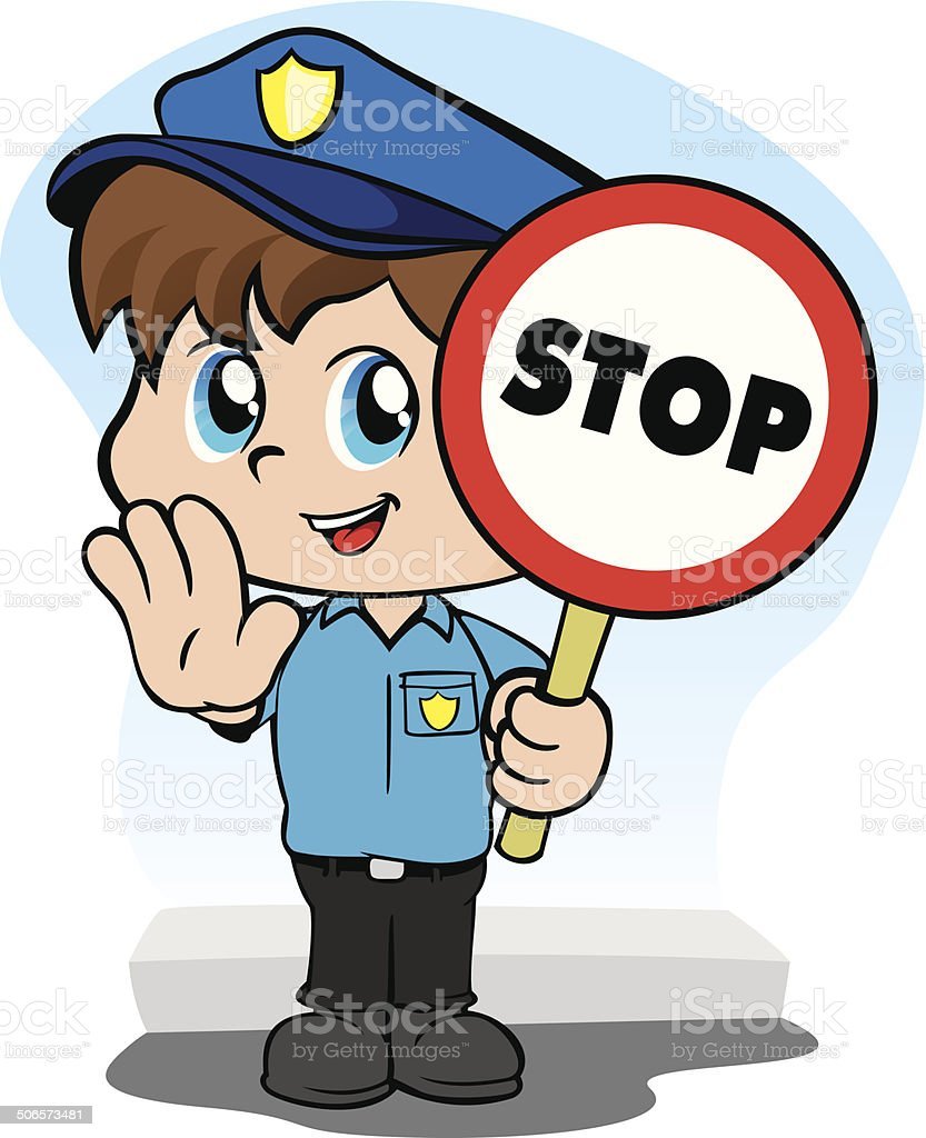 Стоп мультяшный