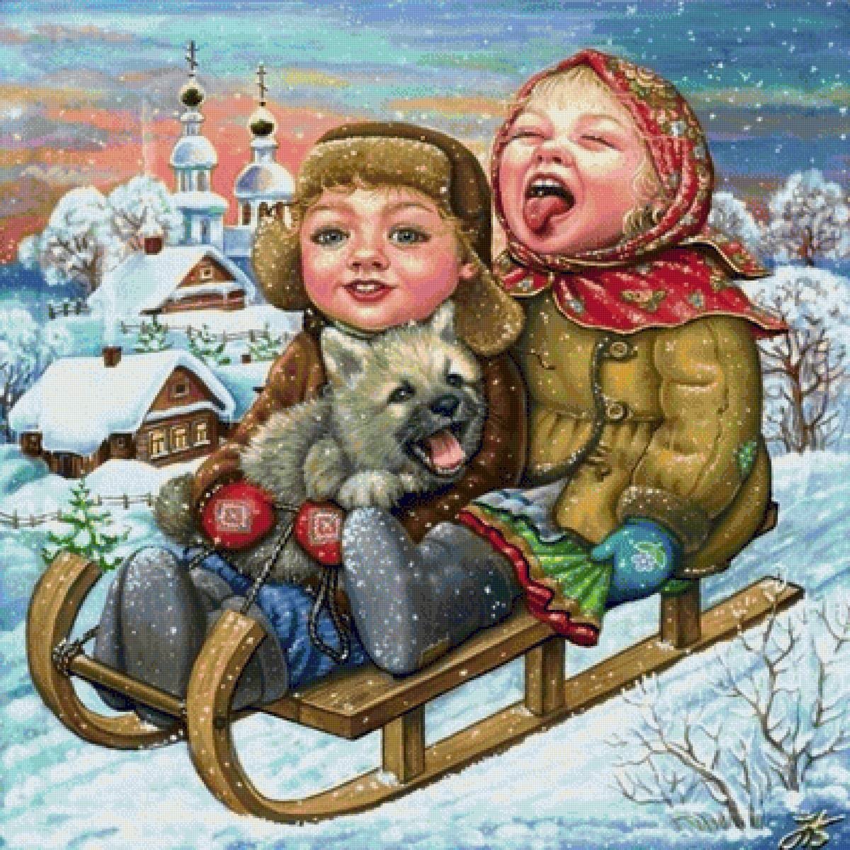 Иллюстрации Натальи Башлыковой дети