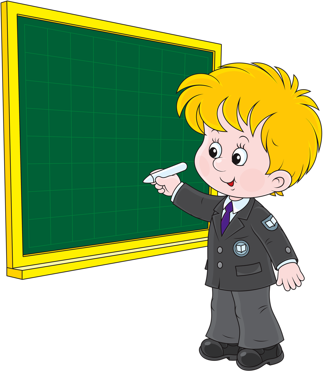 Ученик возле доски