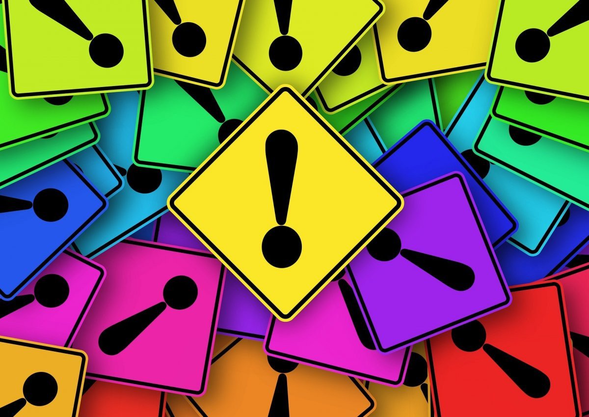 Много восклицательных знаков