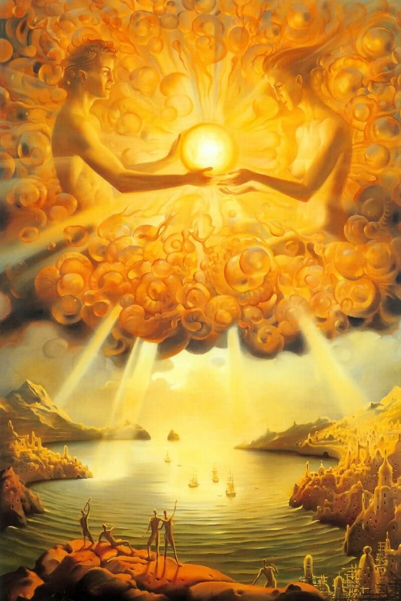 Солнце картина Владимир куш