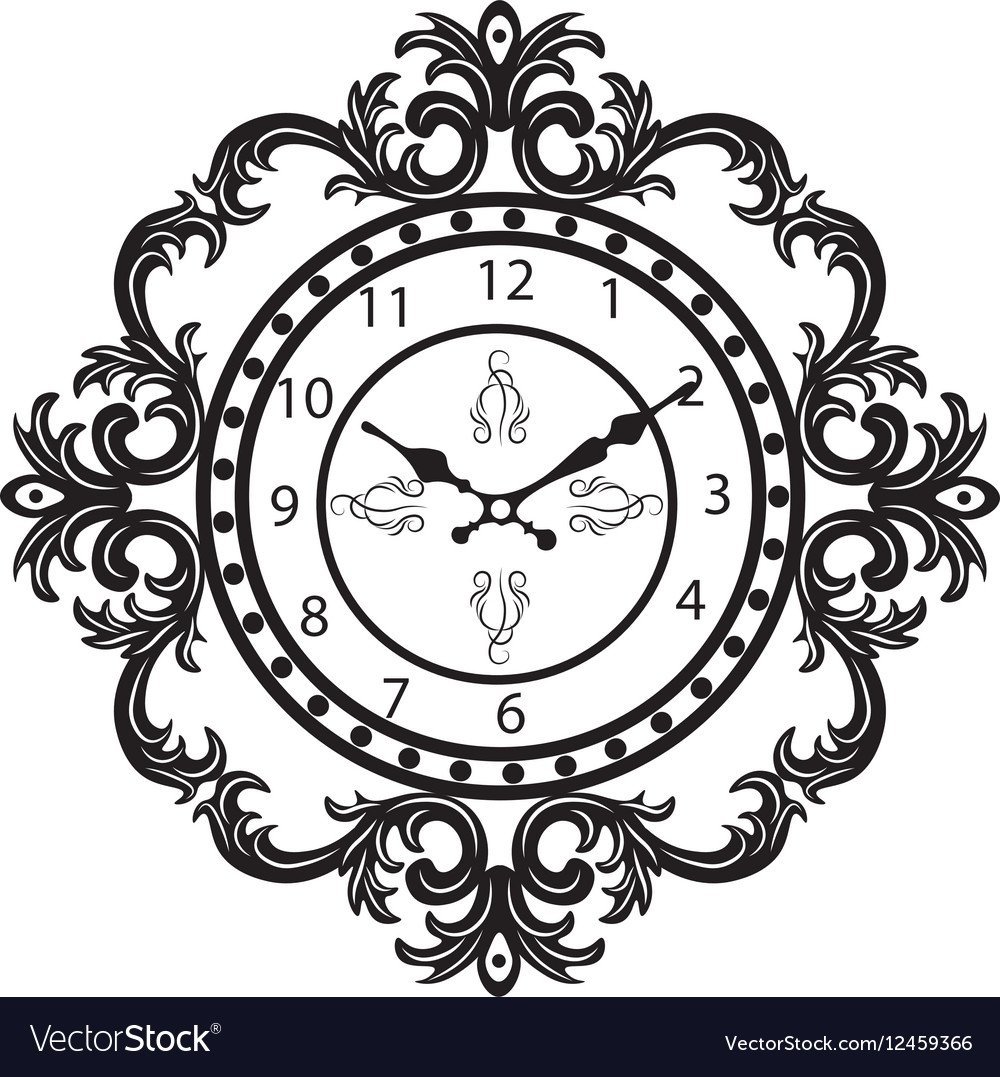 Циферблат с орнаментом