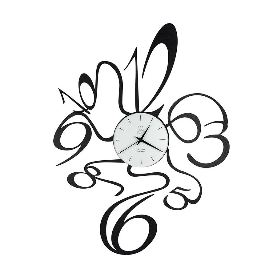 Трафарет часы на стену