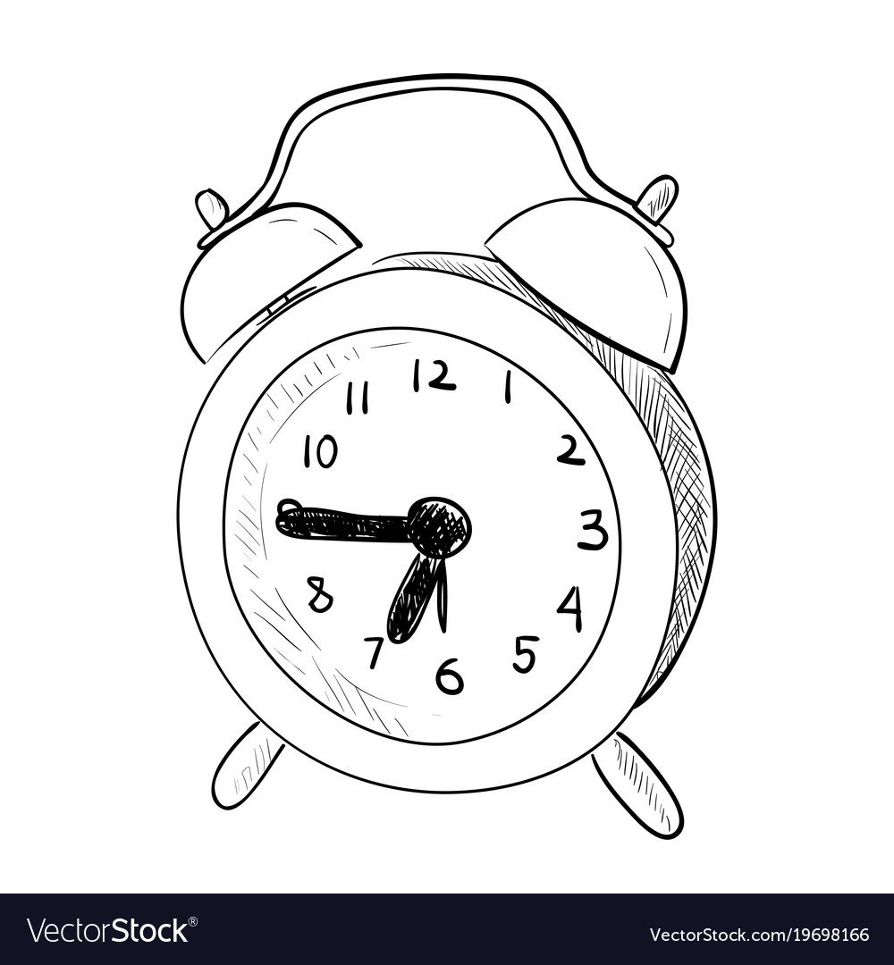 Будильник эскиз