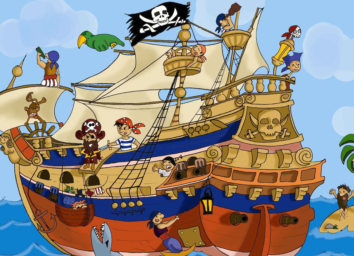 Корабль пиратов Куджа