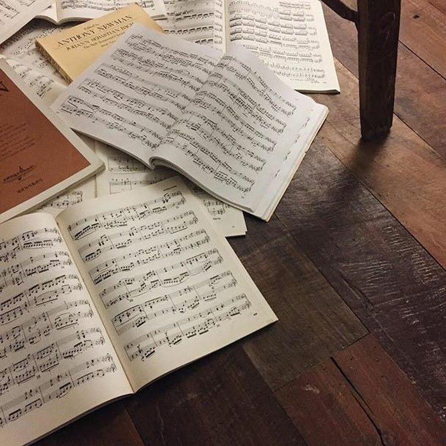 Нотная тетрадь Эстетика