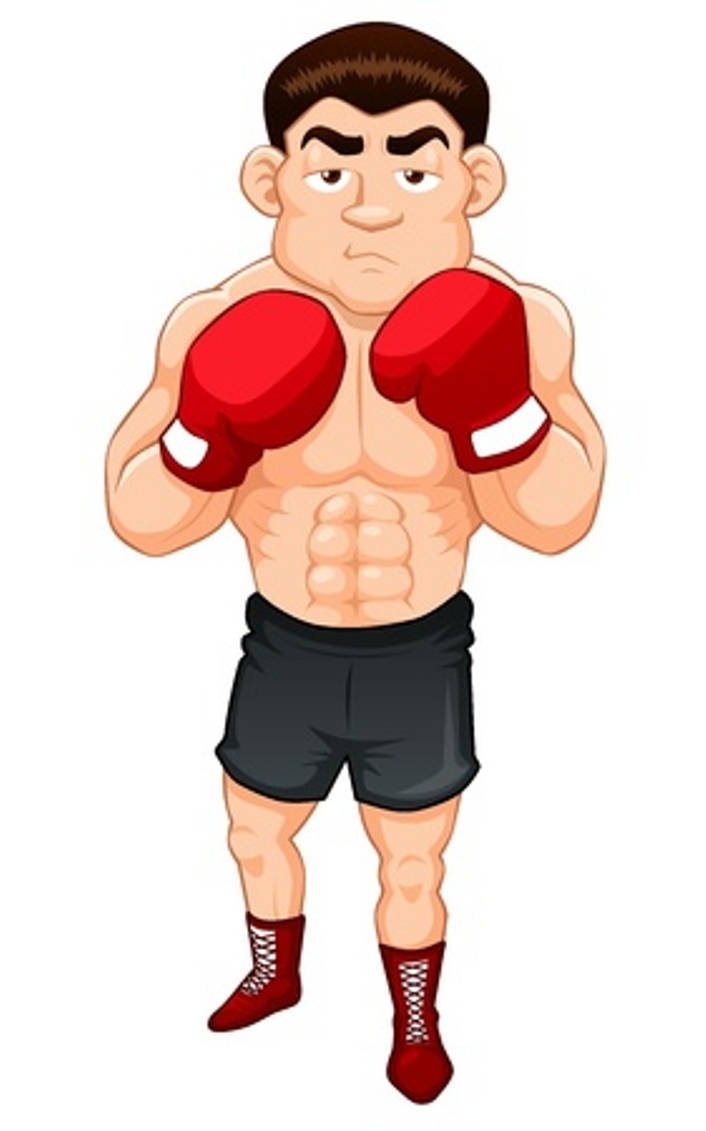 Боксер мультяшка