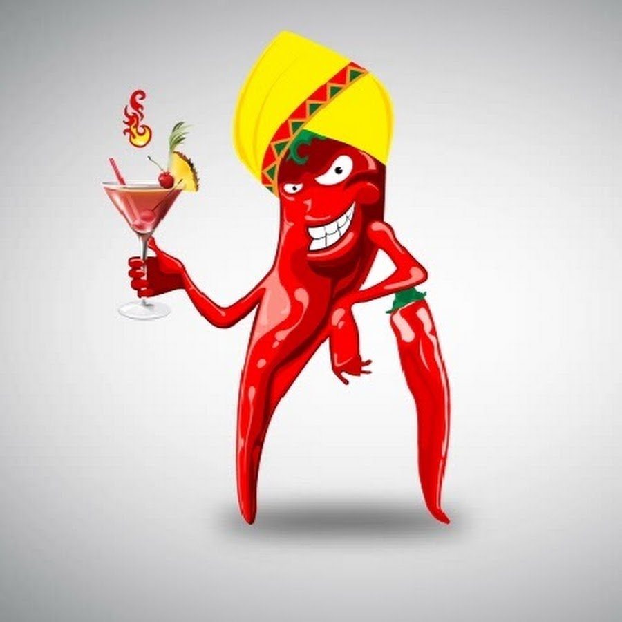 Острый перец мультяшный