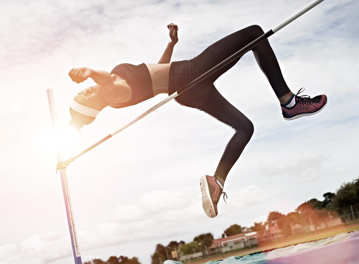 Прыжок в высоту фото мультяшное