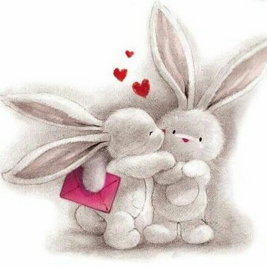 Влюбленные зайки