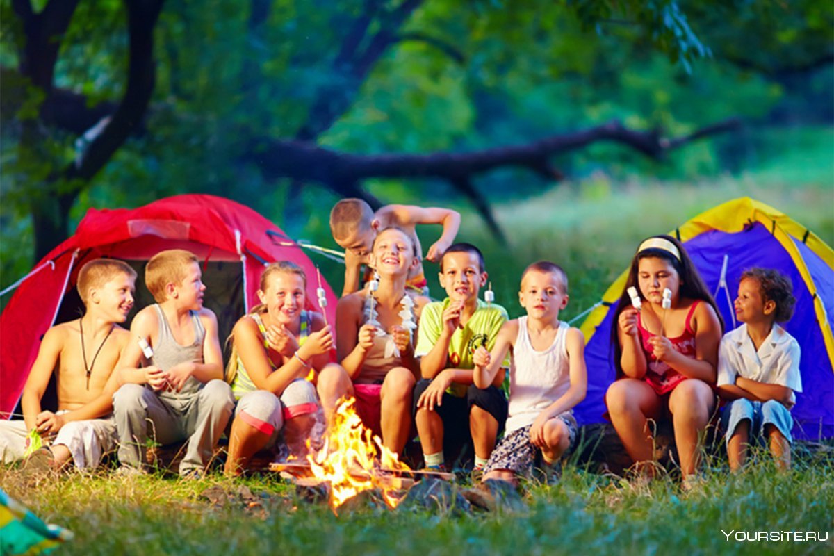 Детский туризм летом