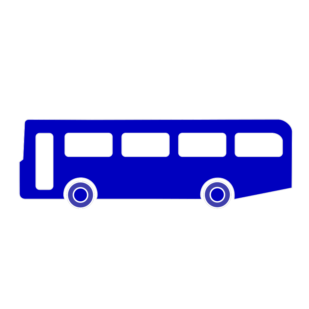 Новые синие автобусы