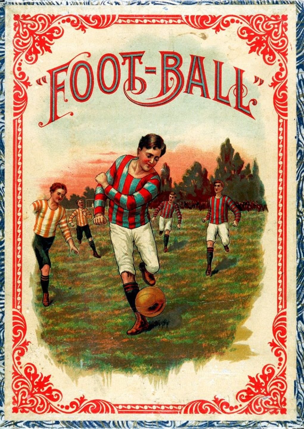 Старые футбольные плакаты