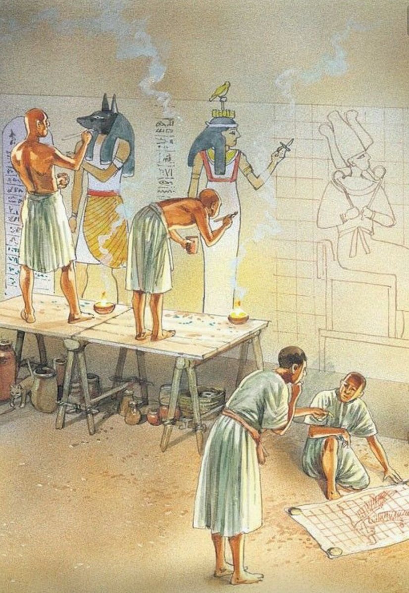 Маляр в древности