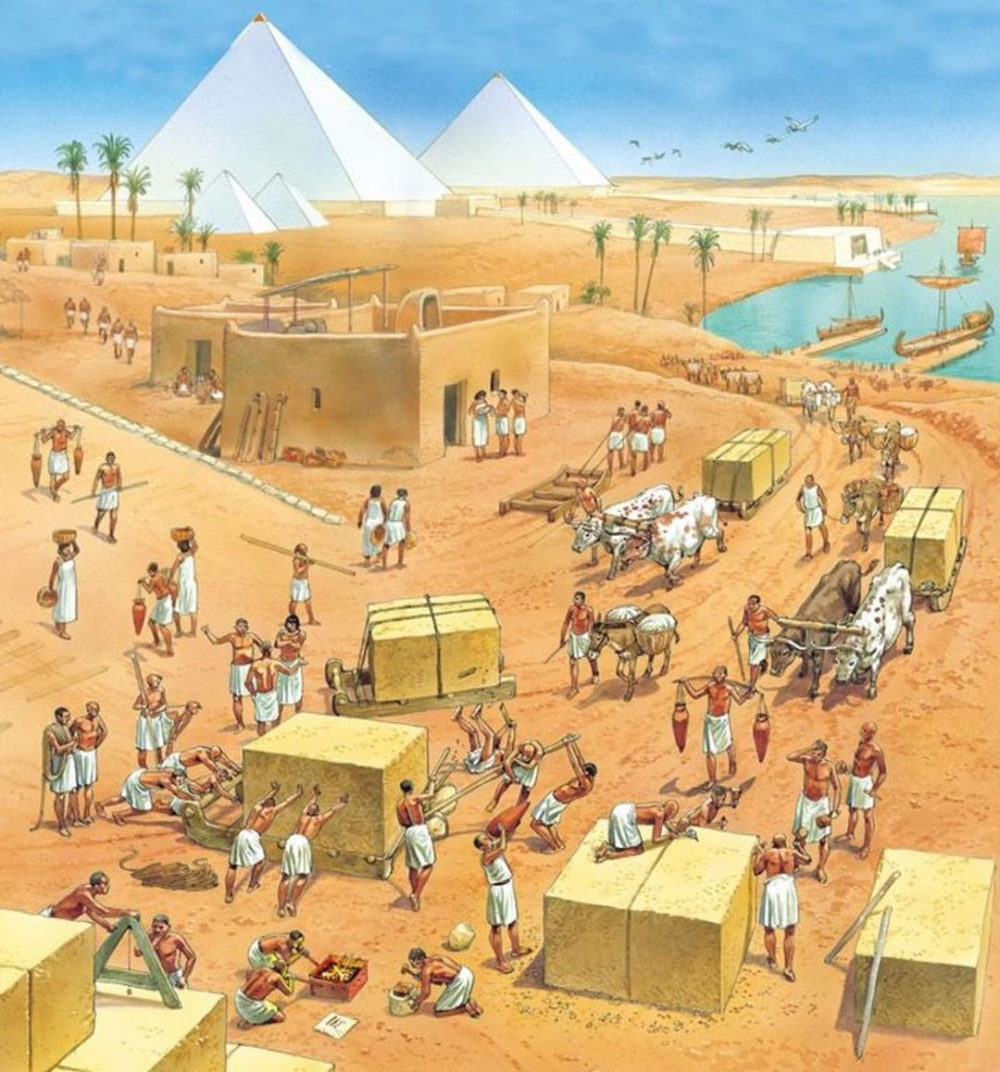Строители пирамид древнего Египта