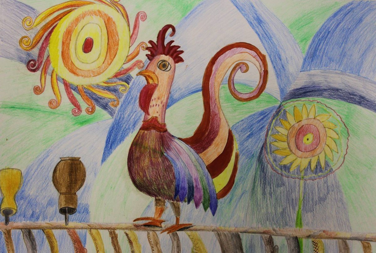 Петушок золотой гребешок Пушкин