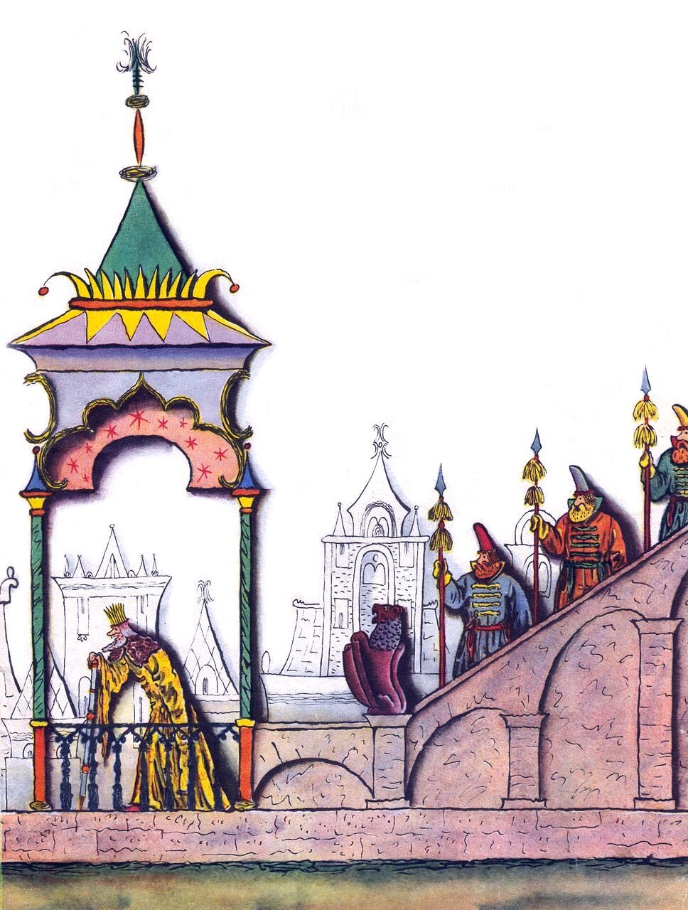 Сказка о золотом петушке Пушкин Конашевич