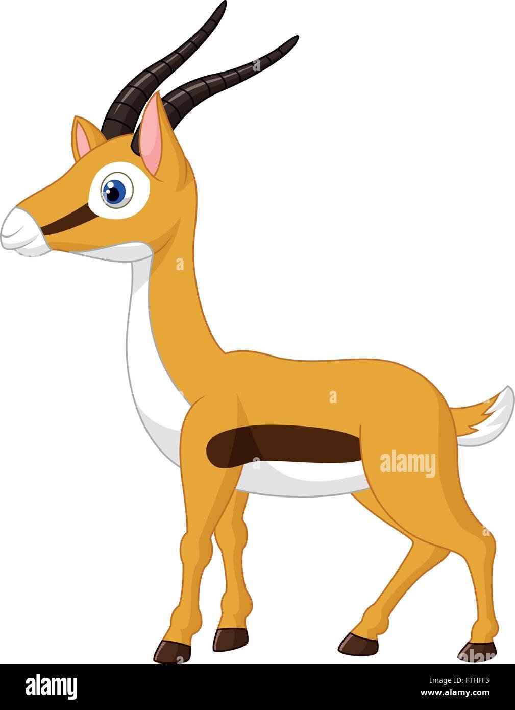 Милая антилопа рисунок