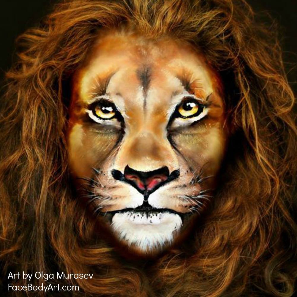 Грим Льва для детей