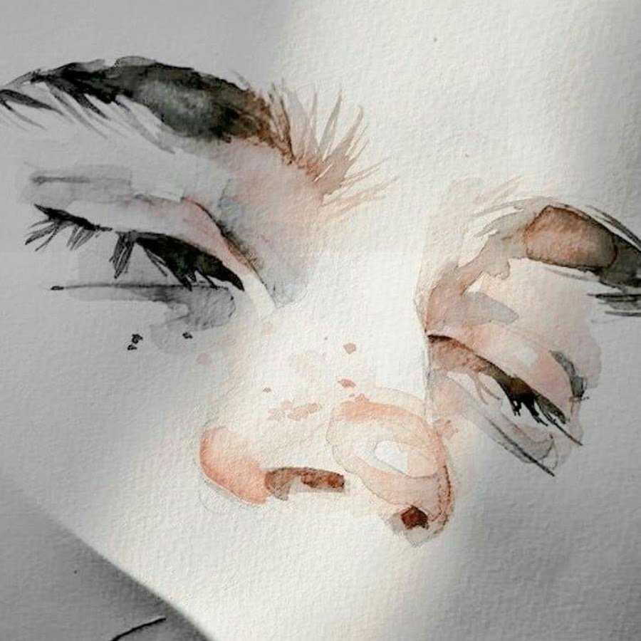 Нос акварелью