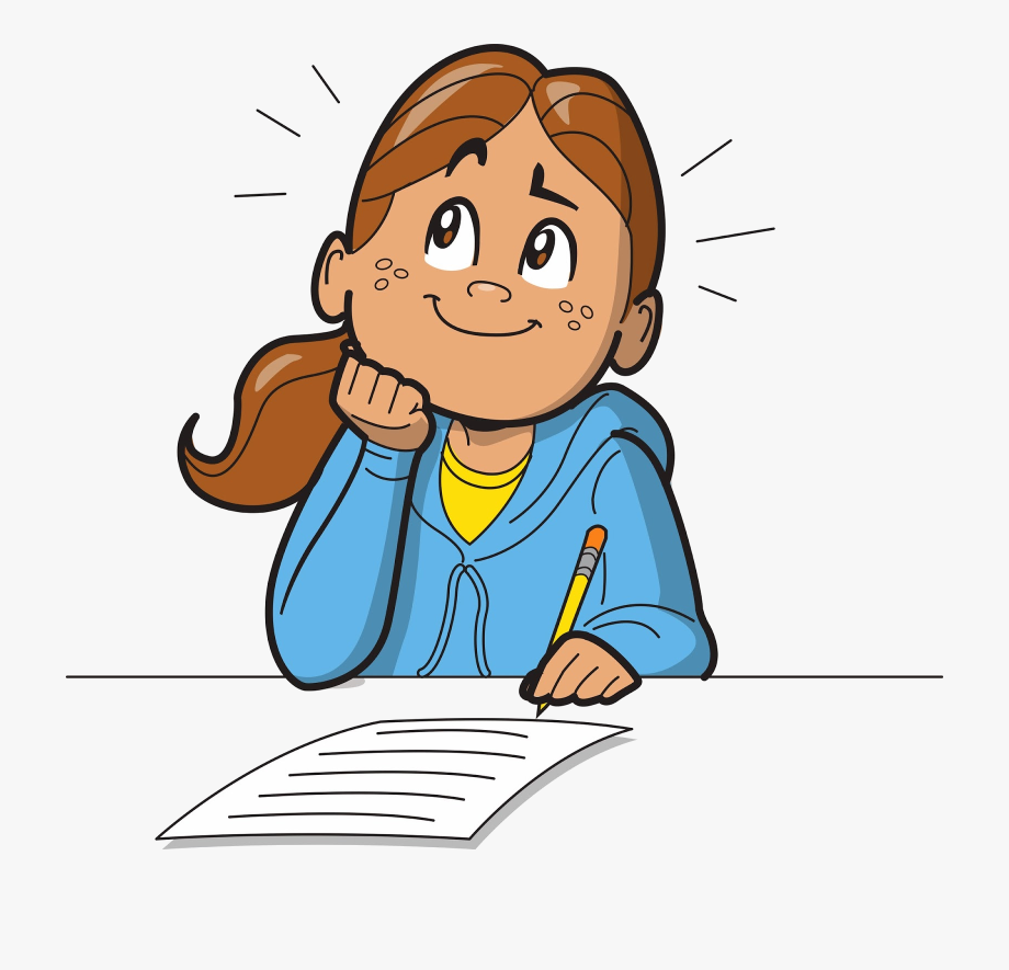 Ученик пишет