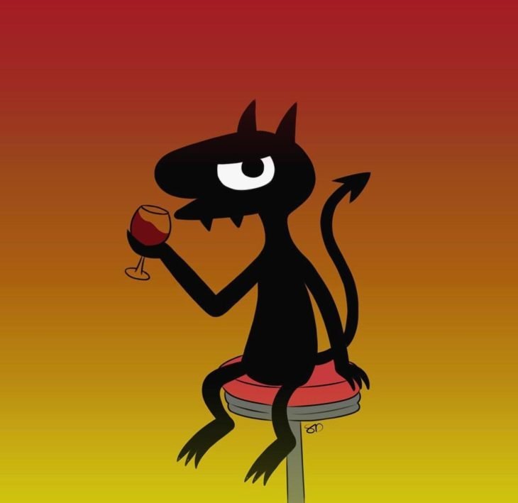 Мультяшный Бесенок