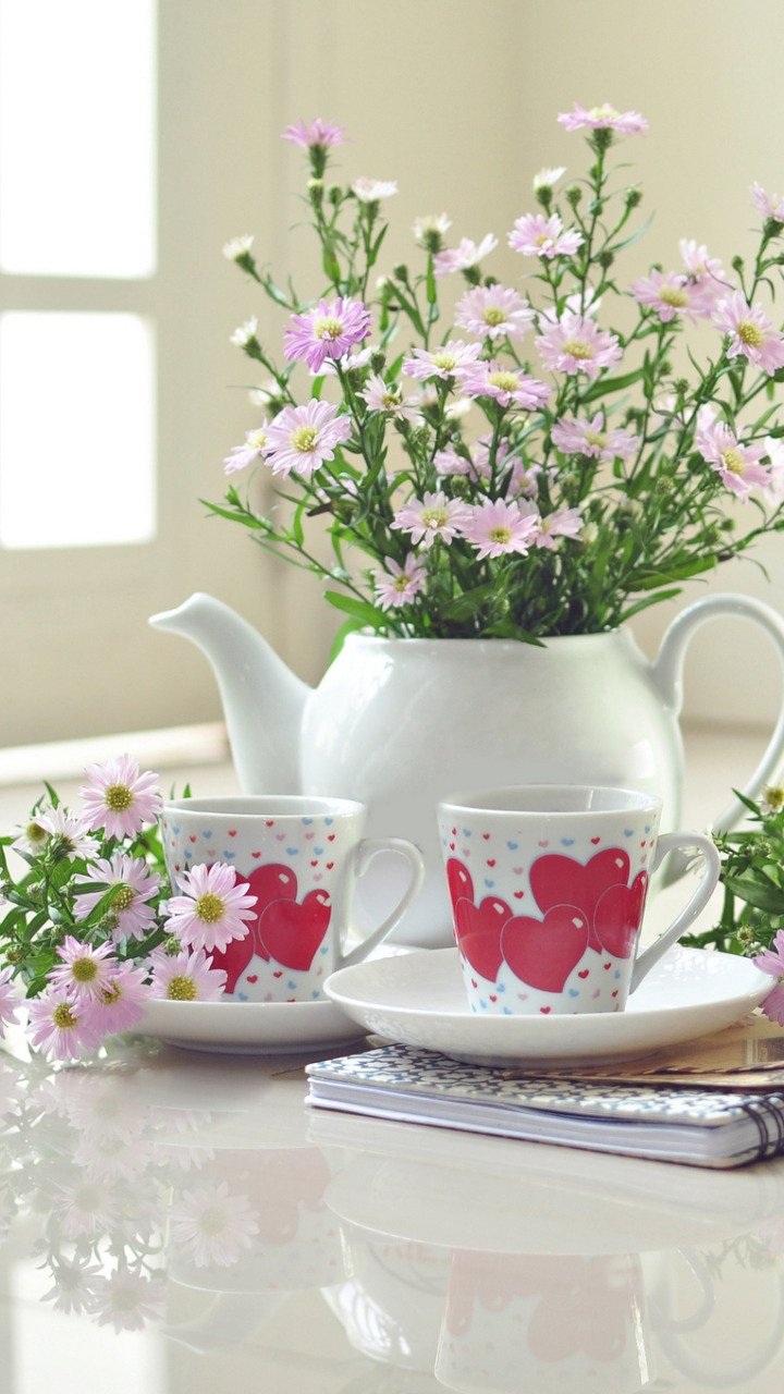 Красивые утренние приветствия с цветами