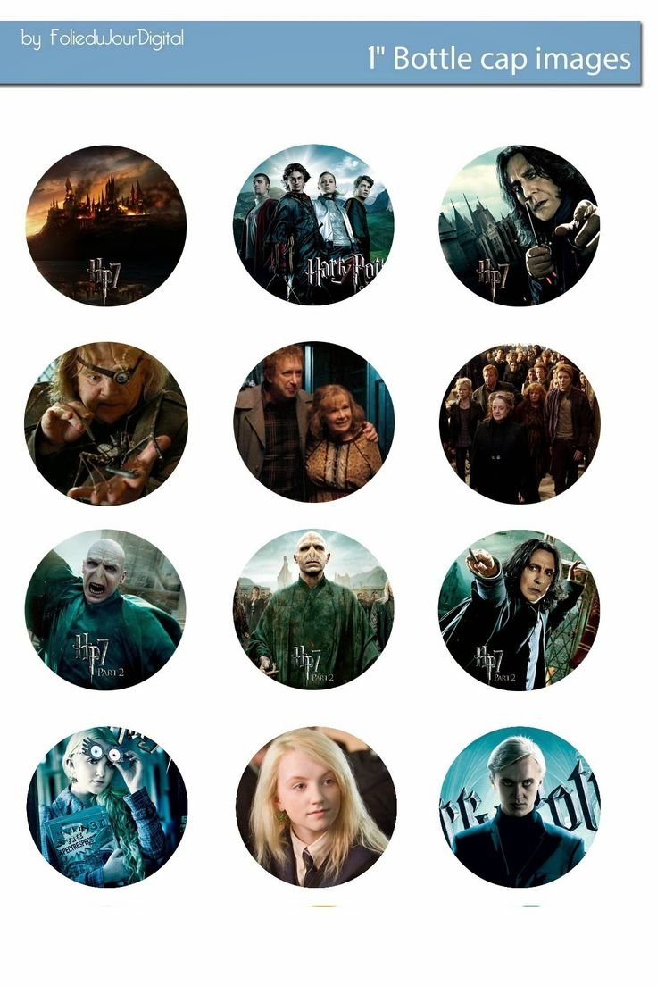 Гарри Поттер круглая картинка