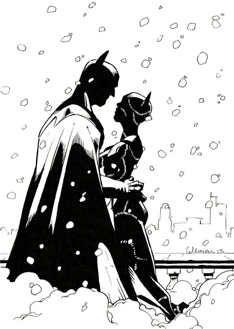 Бэтмен и женщина-кошка