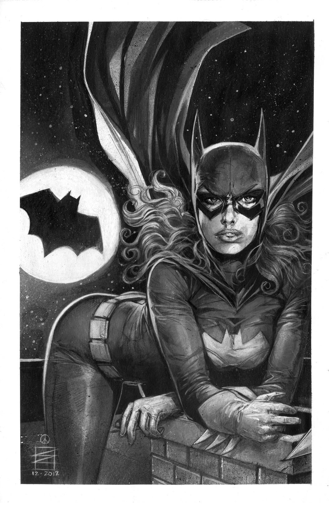 Бэтгёрл и женщина кошка