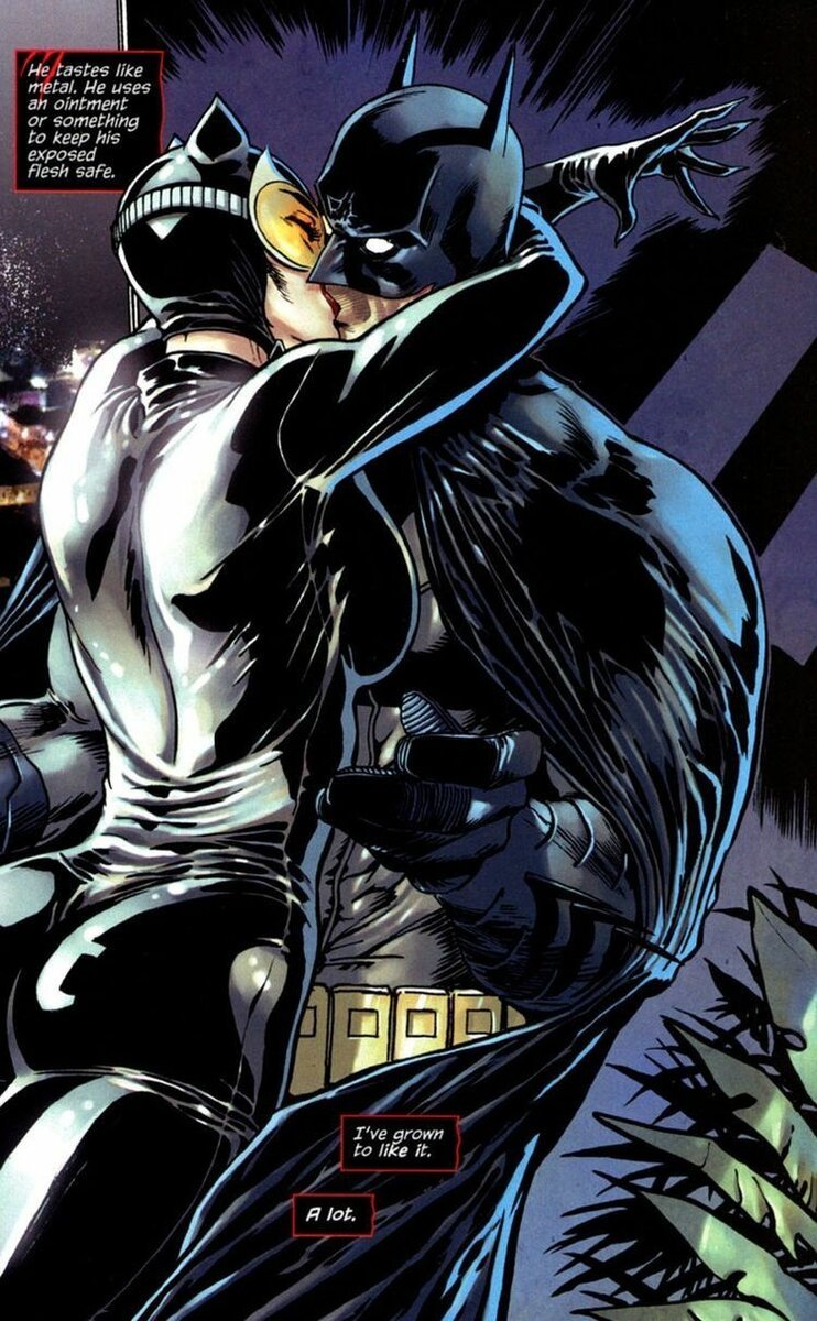 Бэтмен и женщина кошка комикс