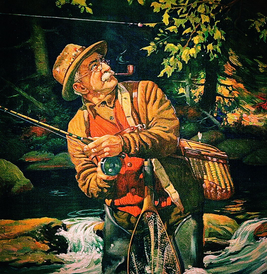 Рыбак на закате