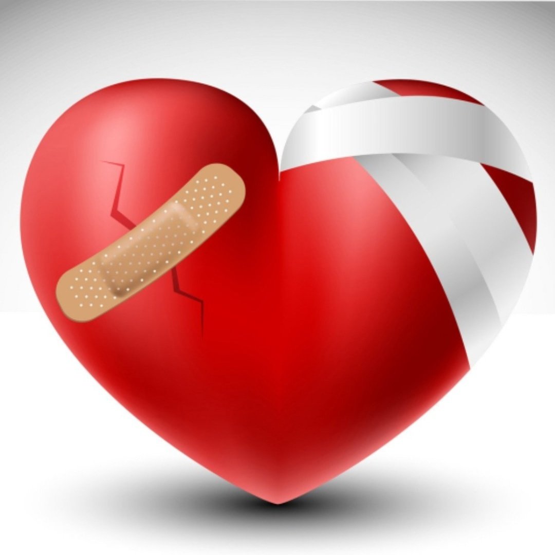 Заплатка в виде сердца