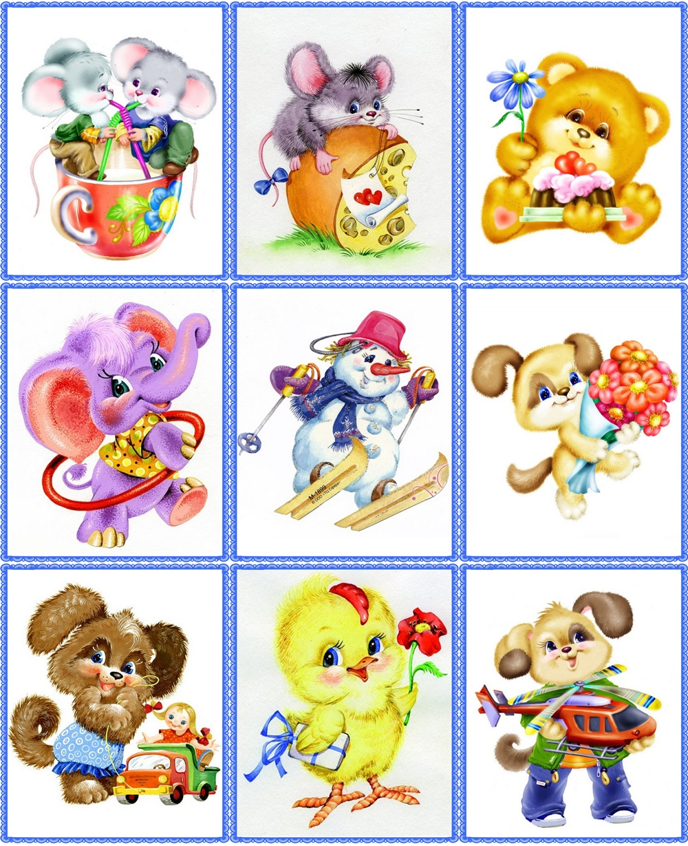 Наклей на шкафчики в детском саду