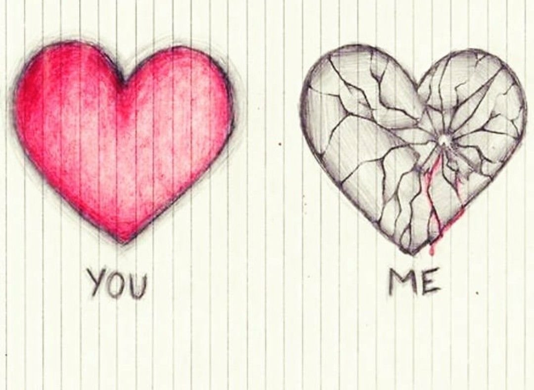 Картинки для срисовки сердечки