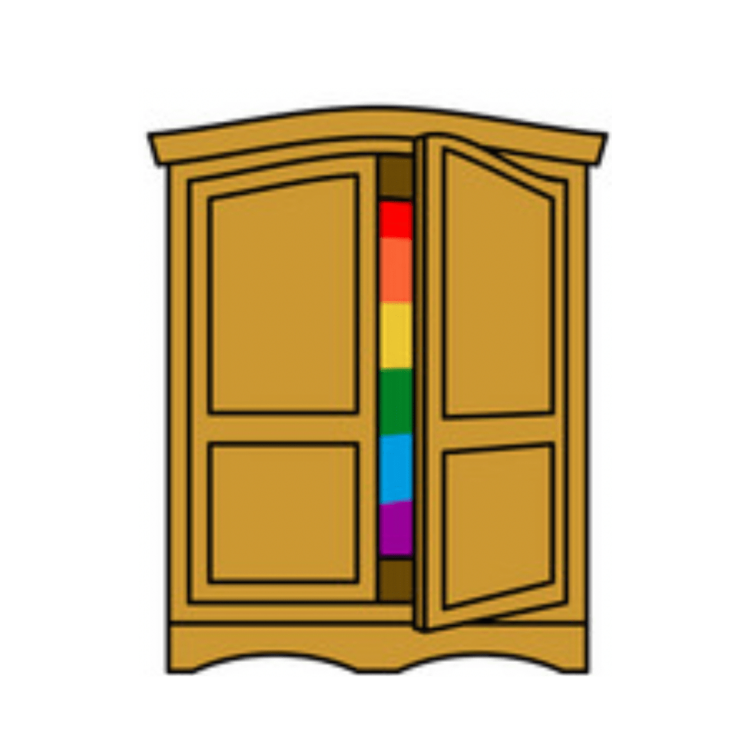 Шкаф с одеждой вектор