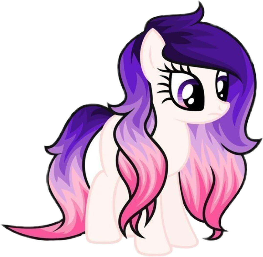 Цветные красивые рисунки пони.