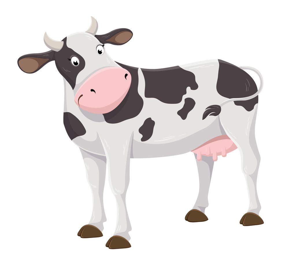Корова вектор ПСД