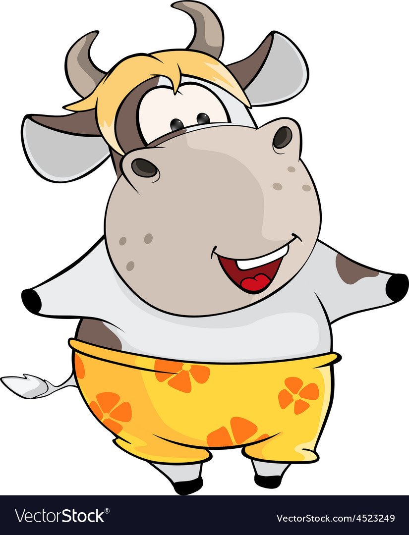 Милая морда коровы