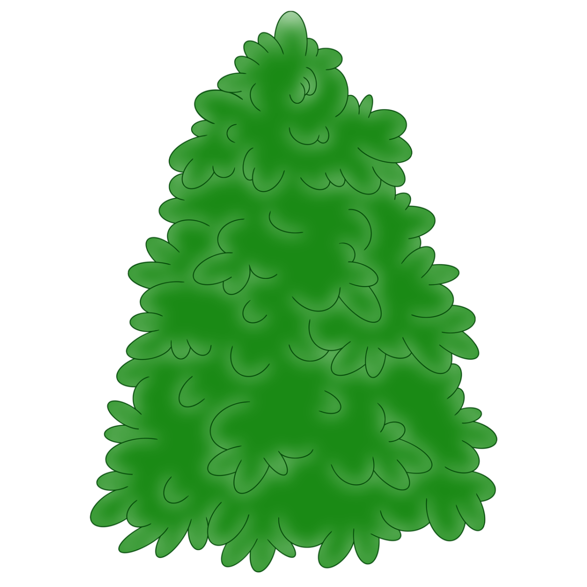 Елка без игрушек